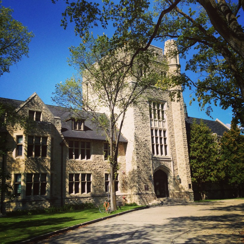 Founder's Hall in Autumn.